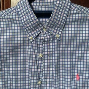 Men’s small long sleeve button up